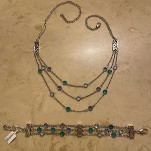 Brighton Elora Silver Blues Set
